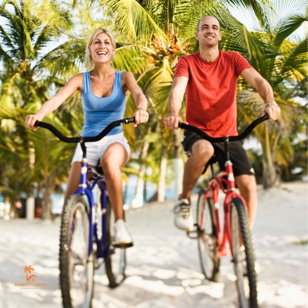Hotel Apartaments Solecito Bacalar - Free Bikes & Paddle Exteriör bild