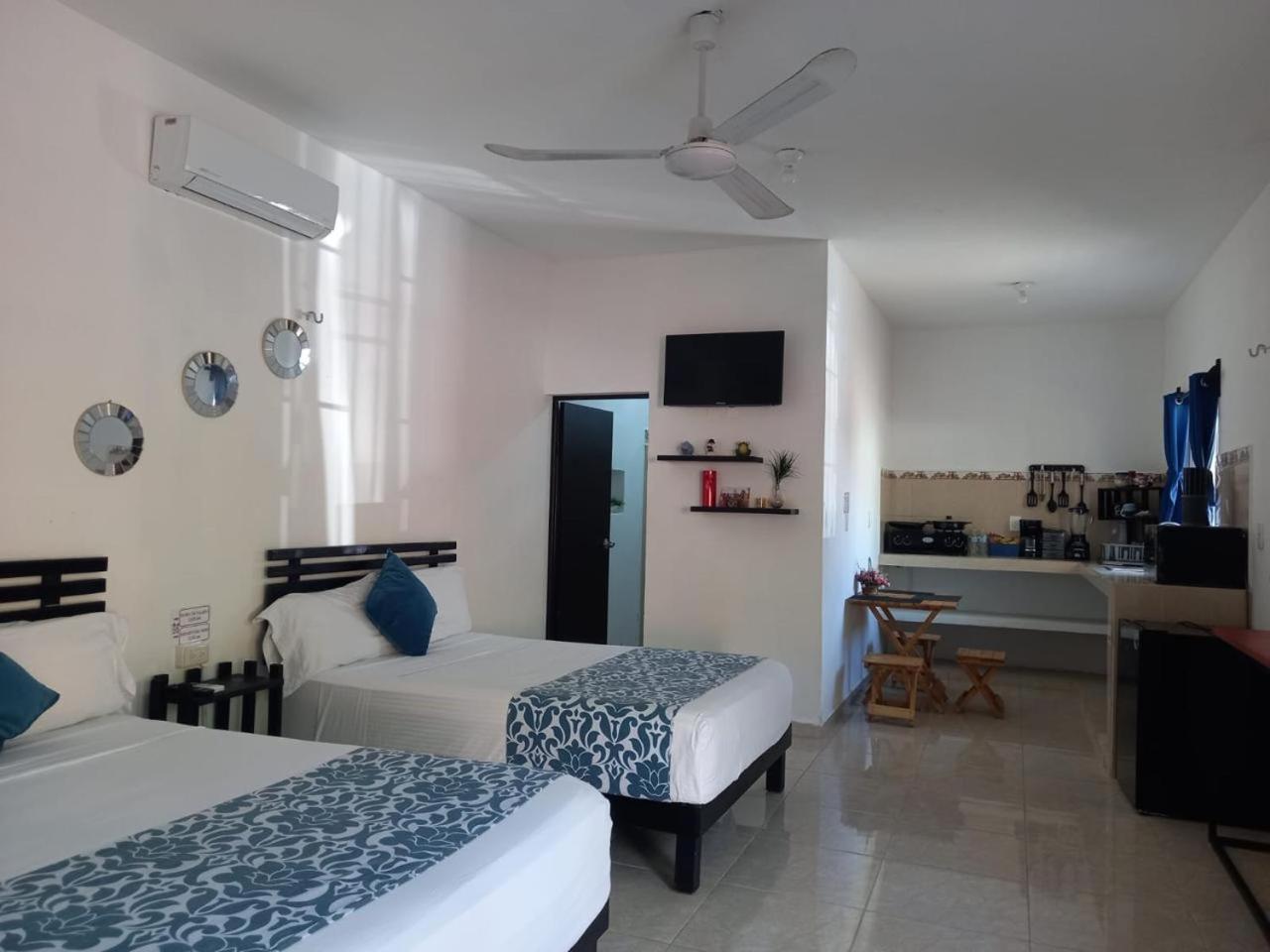 Hotel Apartaments Solecito Bacalar - Free Bikes & Paddle Exteriör bild
